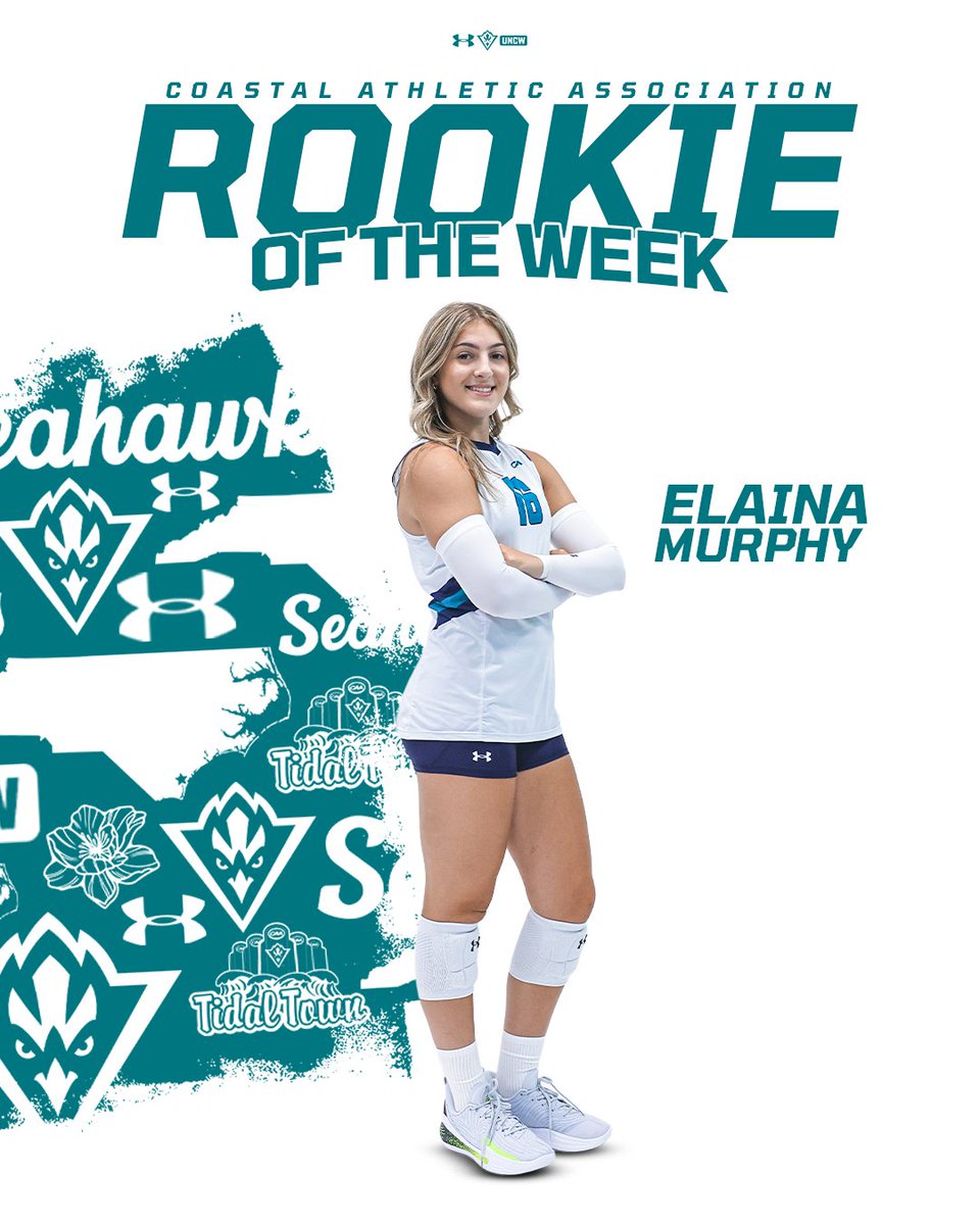 UNCWVolleyball's tweet photo. Nadia Wasilewski and Elaina Murphy powered the Seahawks to a sweep of Northeastern and were honored by @caasports for their efforts
https://t.co/3ysixBHICs
#SeahawkVolleyball https://t.co/m8CjWidKzq