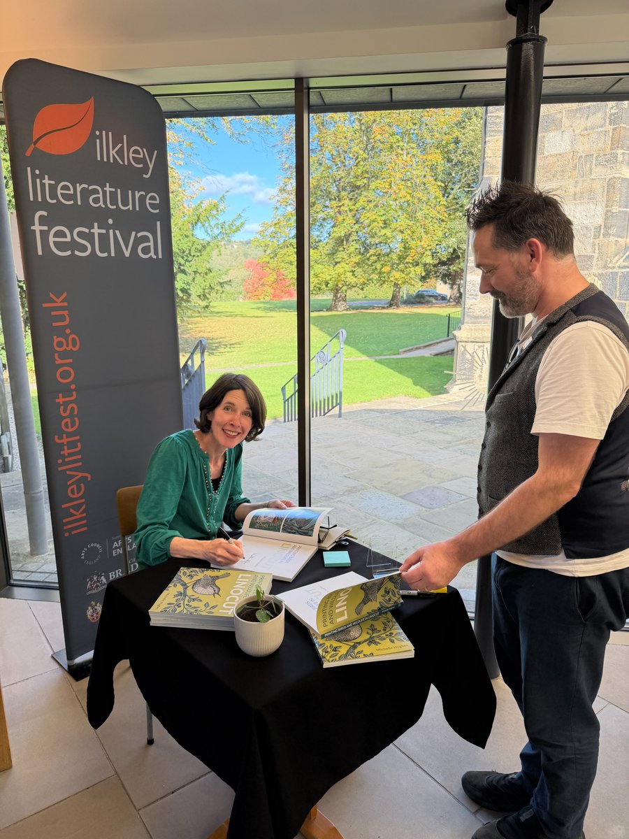 Design_York's tweet photo. A huge thank you to everyone who came to hear me talk about my book at the Ilkley Literature Festival on Saturday. 😊  
@ilkleylitfest @crowoodpress @GroveBookshop 

#Ilkley #IlkleyLiteratureFestival #BookFestival #Linocut https://t.co/RPryO8e7bT