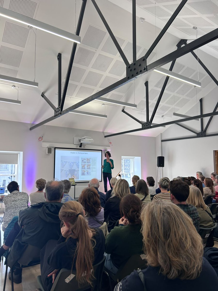 Design_York's tweet photo. A huge thank you to everyone who came to hear me talk about my book at the Ilkley Literature Festival on Saturday. 😊  
@ilkleylitfest @crowoodpress @GroveBookshop 

#Ilkley #IlkleyLiteratureFestival #BookFestival #Linocut https://t.co/RPryO8e7bT