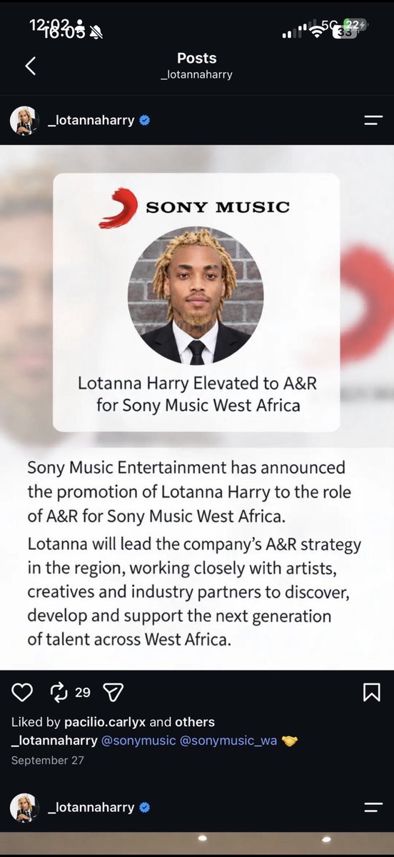 ckayibiz's tweet photo. Never thought I’d see the day I’d have to make this type of announcement. But as the current GM OF SONY MUSIC WEST AFRICA I can confirm this individual does not work for me or any part of the Sony company. 

Please do not pay him any money this is a scam! https://t.co/AUonGfsu2z
