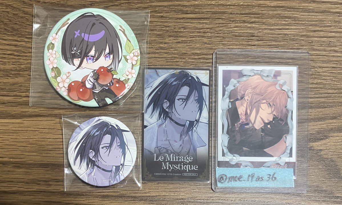 moe_19as36's tweet photo. ミラミスグッズ交換探しております。
Le Mirage Mystique ミラミス 店舗特典  交換

譲]シャルル ルディ エヴァン

求]同異種レオン(メセカ以外4枚目優先)

郵送希望
お心当たりございましたらお気軽にお声かけください https://t.co/O8cCvzAbrx