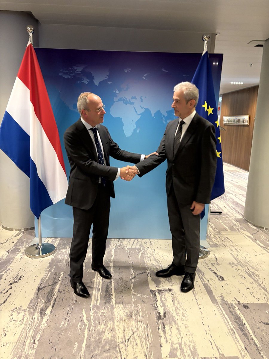 DutchMFA's tweet photo. The Netherlands and Ukraine held their 2nd Cyber Dialogue in The Hague. We agreed to step up bilateral efforts to counter Russian cyber threats. 1/2 https://t.co/7fsasK9nZn