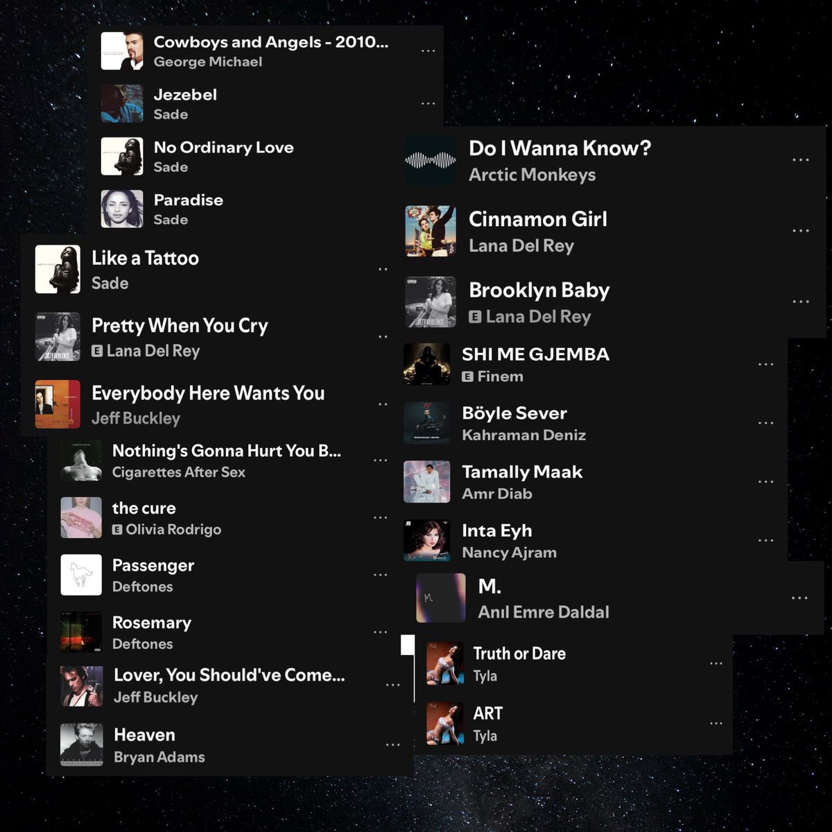 peoniedrw's tweet photo. ᭪༊          𝓐mira’𝓼  playlist 
𓂃 favorite albums &amp; songs 𓂃 https://t.co/j9SfhkpKoi