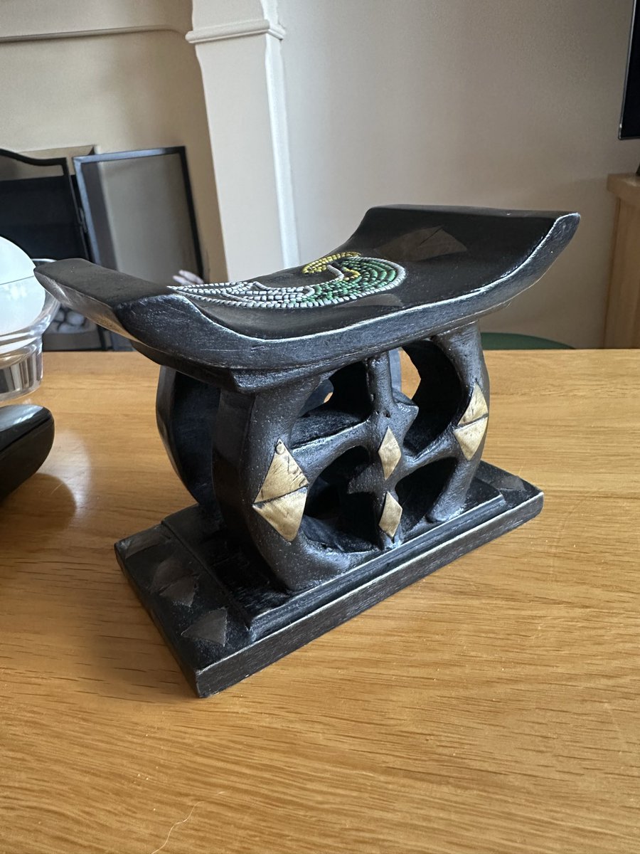 Vintage0Antique's tweet photo. Check out #Miniature Hand #Carved #African #Ashanti #Stool #Ornament with Beaded & Brass #Design https://t.co/UNMxIWbtaN #eBay via @eBay_UK https://t.co/vdtWByxxa3
