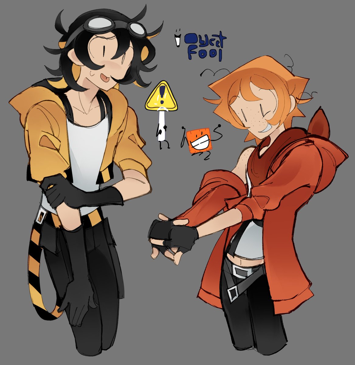 chromojoy's tweet photo. Shameless self promo...👀 To all of you who finally like Danger Sign, I draw him A LOT 👀 #animaticbattle https://t.co/b0CDiSQo5i