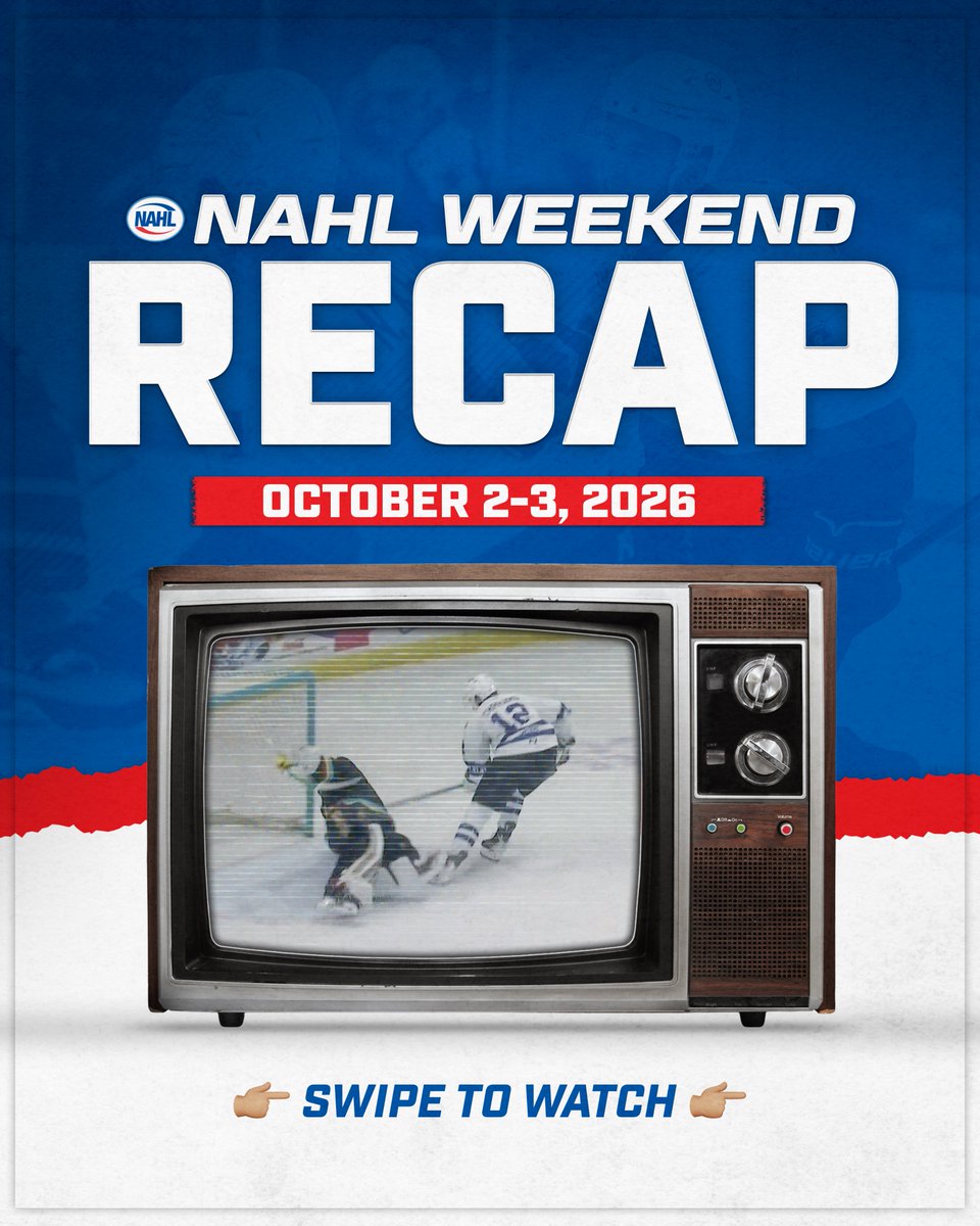 NAHLHockey's tweet photo. Weekend highlights from the return to divisional play! 🎥

#WeekendRecap https://t.co/EdYS300JTx