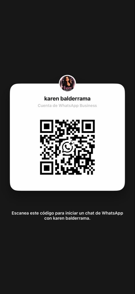 karenalana77's tweet photo. Envía un mensaje por WhatsApp a karen balderrama.
https://t.co/mat3N3vDbi https://t.co/9Icta9eC51