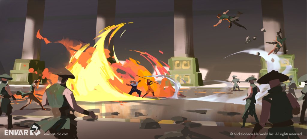 EnvarStudio's tweet photo. “You may be the last airbender… but you’re not alone”. 🍃
It was an absolute pleasure to collaborate on this amazing project, providing visual development support for the movie Avatar Aang: The Last Airbender. https://t.co/qXhTMQ6Kqo