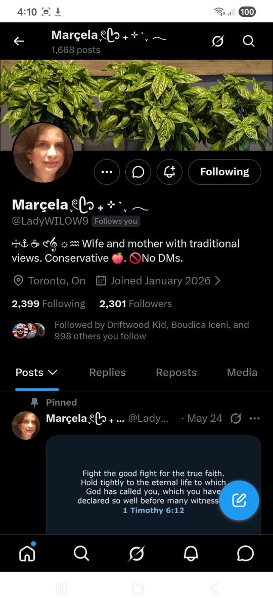 Hawkesbay69's tweet photo. Unverified accounts matter 
✨️Patriot Connections ✨️
@FLiberty61584 
@LadyWILOW9 
🇺🇲🇨🇦 https://t.co/XCyCoDINs9