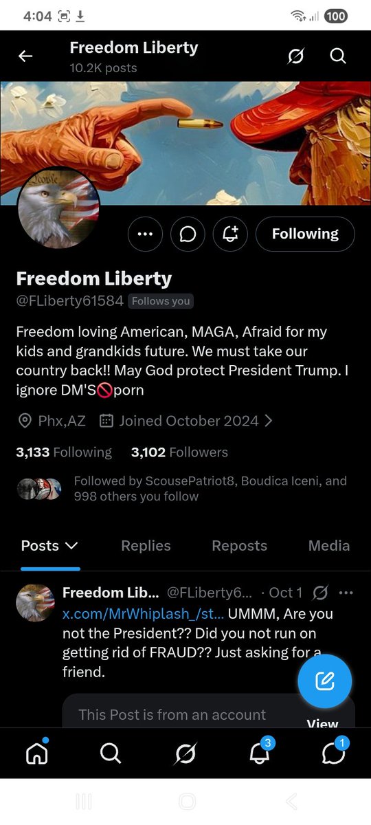 Hawkesbay69's tweet photo. Unverified accounts matter 
✨️Patriot Connections ✨️
@FLiberty61584 
@LadyWILOW9 
🇺🇲🇨🇦 https://t.co/XCyCoDINs9