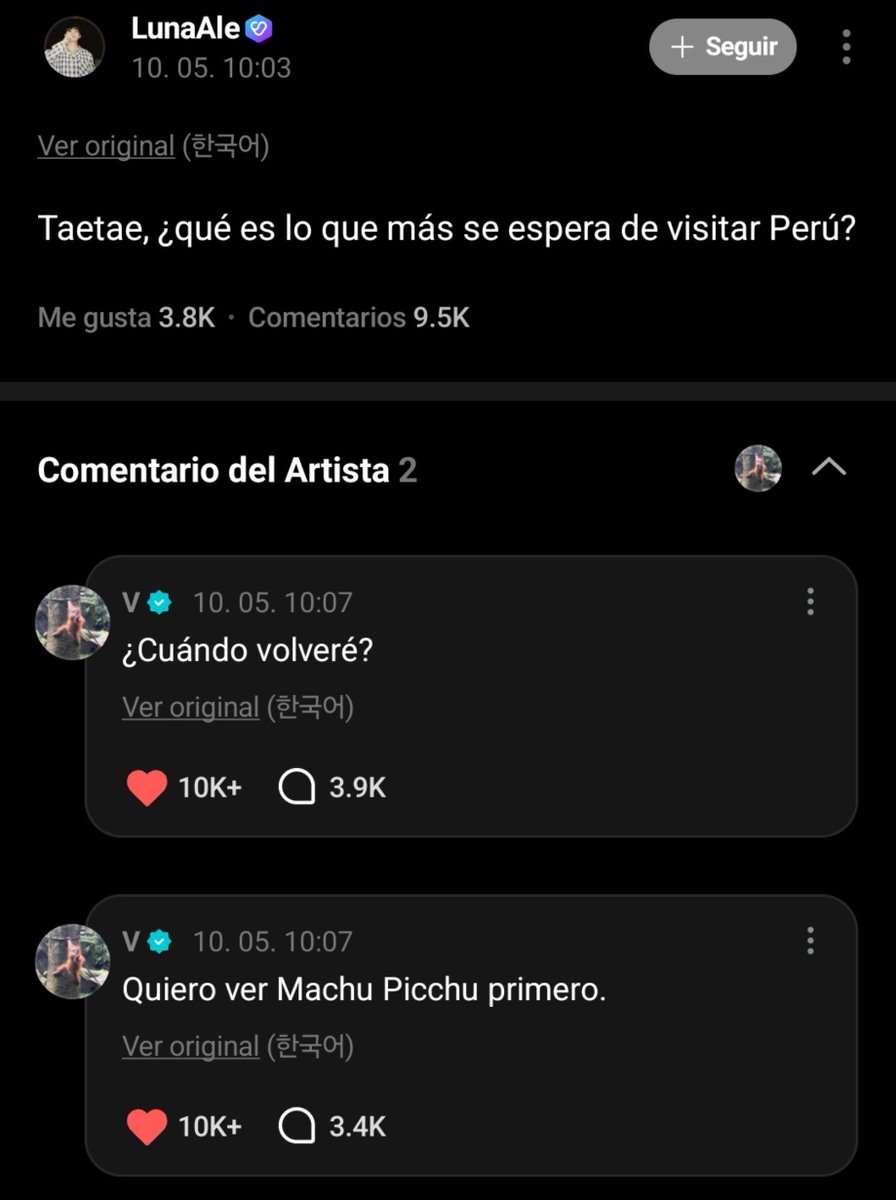 Elymin136's tweet photo. me encanta cómo en cadaa oportunidad que tiene taehyung menciona lo mucho que quiere visitar Machu Picchu 😭🇵🇪 TE AMO MUCHO REY vayan y diviértanse mucho https://t.co/JCEsGXLGUD