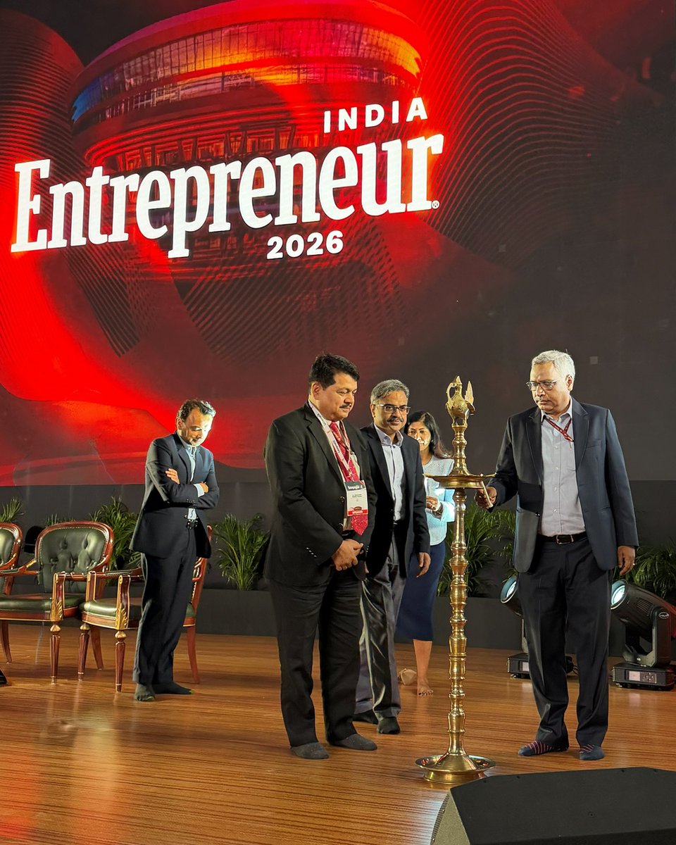 stpiindia's tweet photo. Shri Arvind Kumar (@arvindtw), Director General, STPI, as Guest of Honour at the 16th Annual Edition of India Entrepreneur 2026, shared his perspectives during the session “Policy to Progress: Building an Entrepreneur-Friendly India” on India’s evolving startup ecosystem, deep-tech innovation and emerging opportunities in the AI era.

Key highlights of the Shri Kumar's speech during the discussion are:

🔹 India’s startup ecosystem is entering its next phase, moving beyond predominantly consumer-internet-led ventures towards deep-tech and technology-driven products and solutions.

🔹 Deep-tech innovation is expanding beyond Tier-I cities, with entrepreneurs from Tier-II and Tier-III cities increasingly developing technology products.

🔹 Startups are increasingly focusing on real-world challenges and strategic technology areas, including climate change, defence tech, space tech and enterprise AI solutions. 

🔹For technology startups, the need is increasingly moving beyond seed funding towards market access, opportunities for prototype testing, pilots and customer validation.

🔹 Global exposure and investor readiness are opening avenues for funding, collaboration and market access.

🔹 Agentic AI offers significant opportunities for startups to build solutions for MSMEs and enterprises.

🔹 India can leverage its IT/ITeS strengths to build, validate and take home-grown AI solutions to global markets.

#STPI #Entrepreneur2026 #Startups #DeepTech #AI #Innovation #Entrepreneurship #StartupEcosystem #DigitalIndia #EmergingTechnologies

@GoI_MeitY @AshwiniVaishnaw @JitinPrasada @_DigitalIndia @SecretaryMEITY @arvindtw @NeGD_GoI @EntrepreneurAPJ @nicolas_sauvage