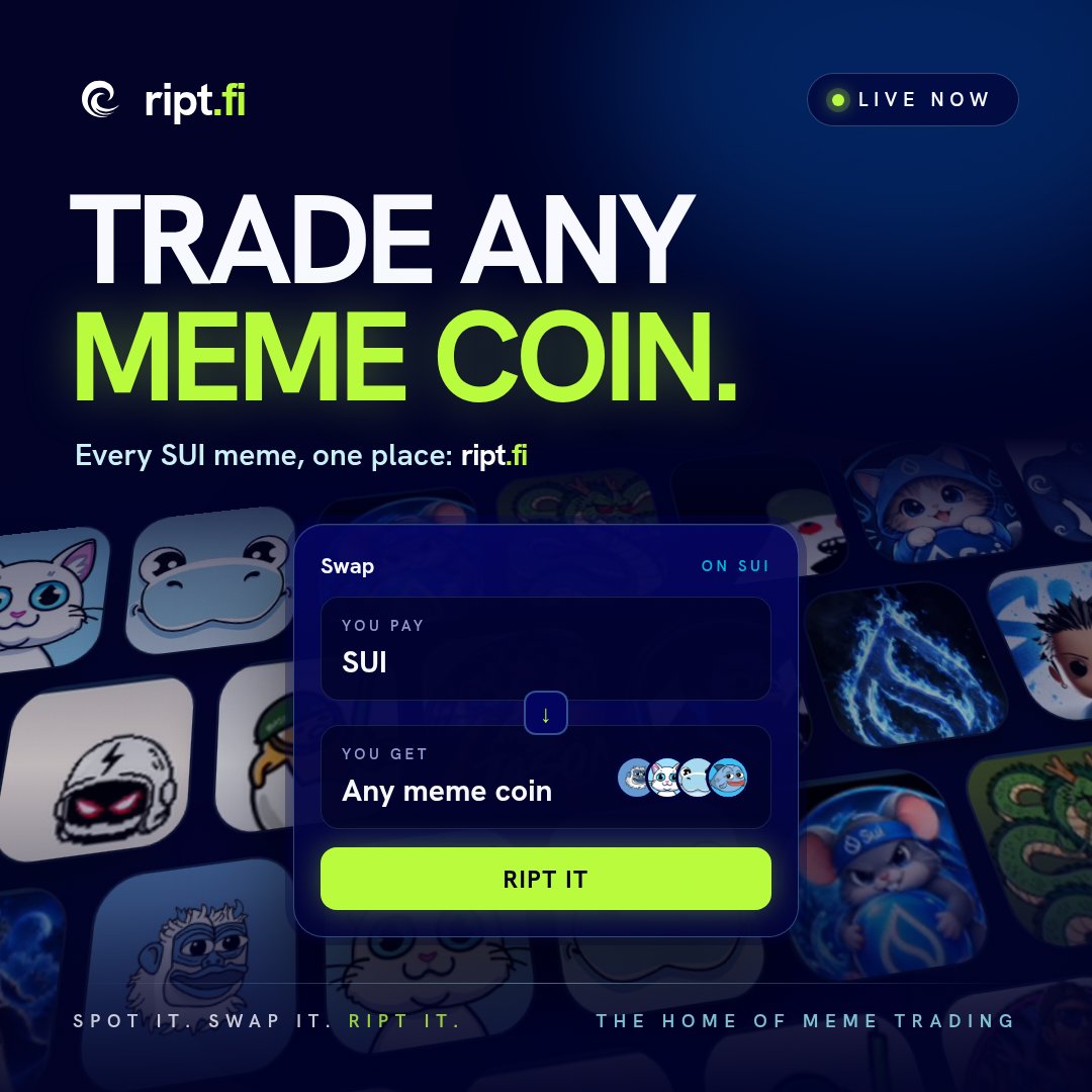 ript_fi's tweet photo. Which memecoin has the most potential on SUI ? https://t.co/sr1loAuO2F