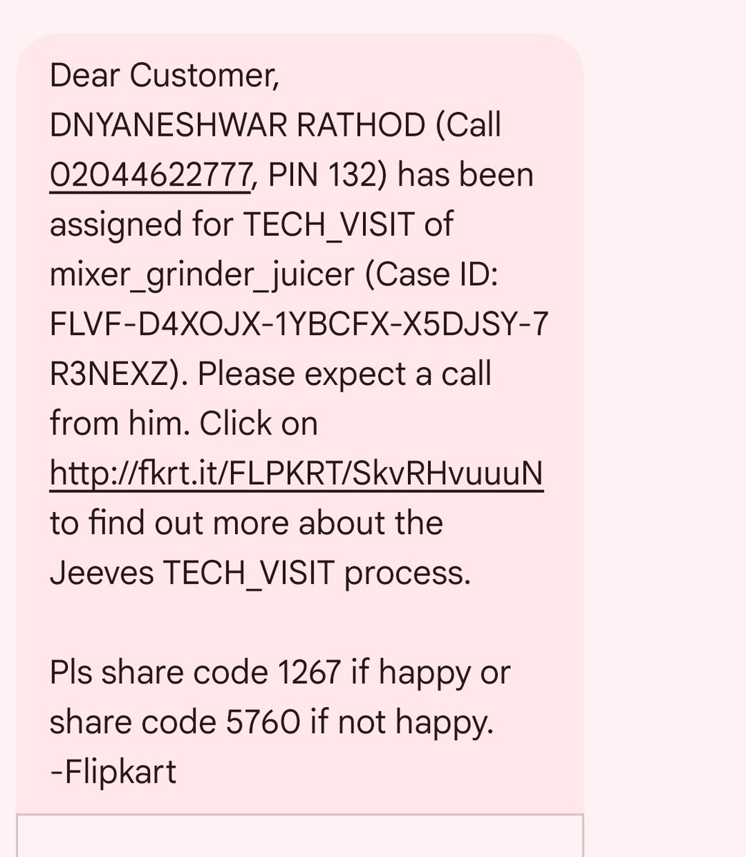 ayushpathak27's tweet photo. I ordered a mixer-grinder from Flipkart and received it on the 28th Sep , but it was defective. I initiated a return request on the 30th, yet for the past five days no one call me and receive my no customer,they have merely been sending tech for maint @Flipkart @flipkartsupport https://t.co/YIDpMBzoS3