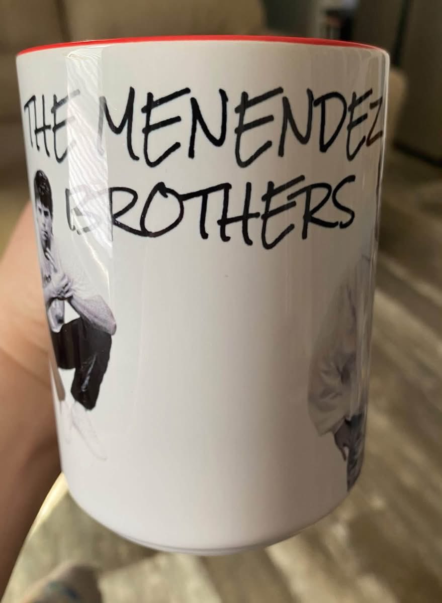 AbeTalkingBooks's tweet photo. Morning #CoffeeDate with my boyz!!!
#menendezbrothers https://t.co/sbZXF641y6