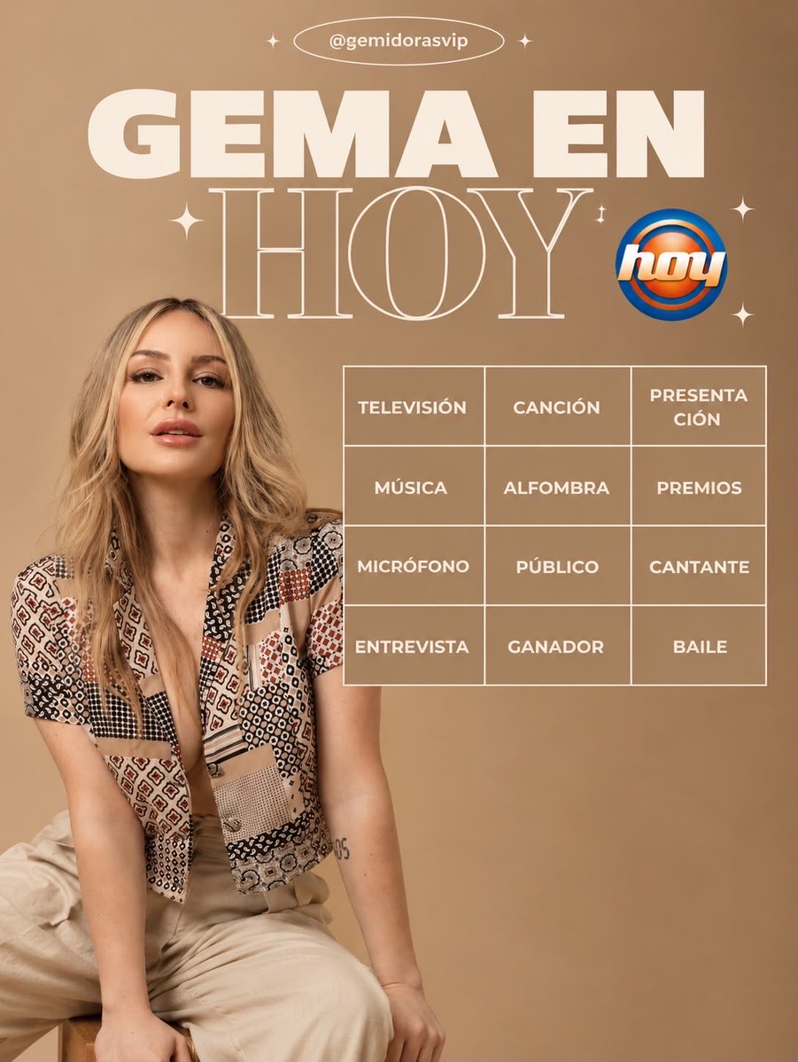 gemidorasvip's tweet photo. ¡DINÁMICA DE TENDENCIA!🪩✨

Comenta cada palabra + la frase 

GEMA EN HOY 

Recuerden no usar emojis ni otros hashtags. https://t.co/3paIw19YkA