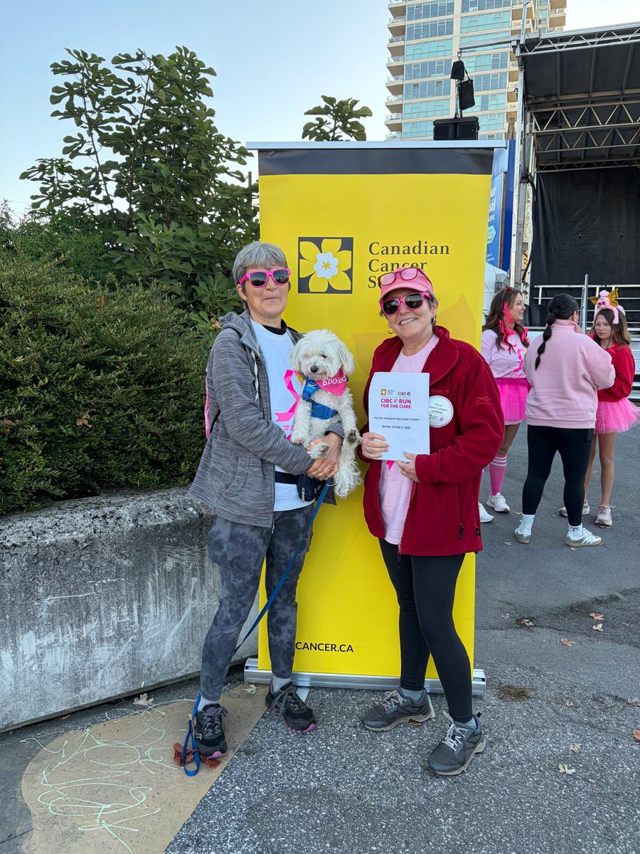 clopezcorrea's tweet photo. A day I’ll never forg💗

More than 4,000 people gathered in #Vancouver for #CIBCRunForTheCure united by community, #research &amp; hope 🎀

As a #breastcancer patient &amp; now part of the @cancersociety this was deeply personal.

Thank you to everyone who showed up 💕

#cancer #CCS https://t.co/twnUUjxQyI