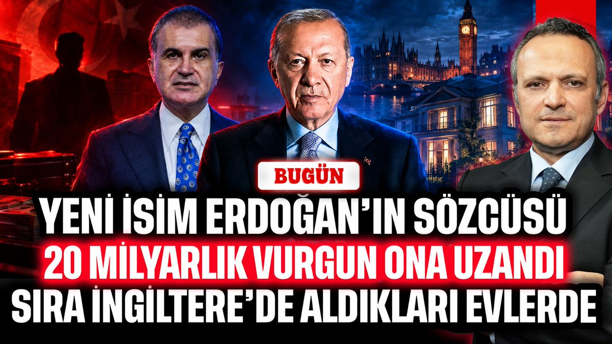 mctv_resmi's tweet photo. Yeni isim Erdoğan'ın sözcüsü! 20 milyarlık vurgun ona uzandı. Sıra İngiltere'de aldıkları evlerde...

650 kişinin paralarını bir gün önce çektiği iddiası ne anlama geliyor?

Abdullah Abdulkadiroğlu ile BUGÜN TSİ 18.30'da MC TV'de.

https://t.co/ecaYZ8onwl https://t.co/Dman6cfTnn