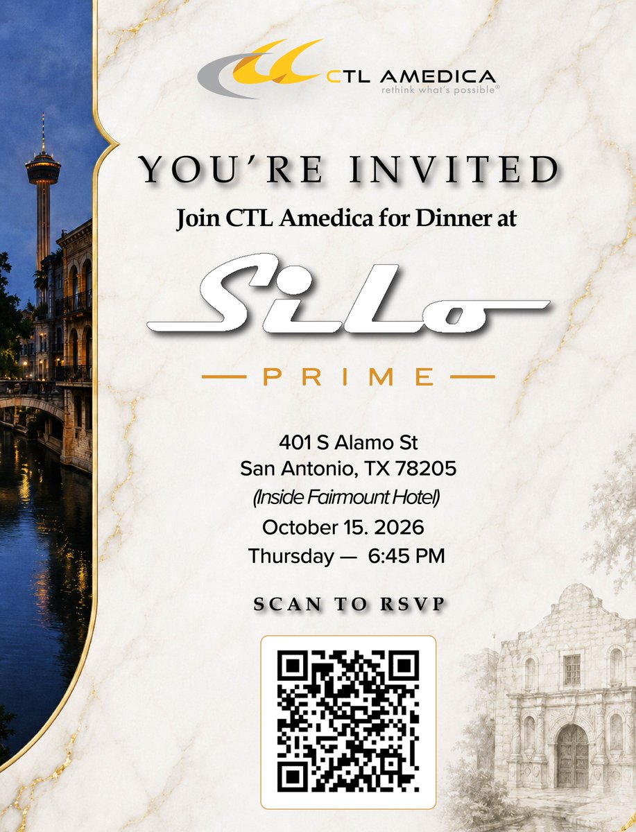 CTLAmedica's tweet photo. Attending NASS 2026?! Join us at Silo Prime as we welcome partners and friends for an evening of connection, conversation, and great company!
.
#RethinkWhatsPossible #Inovate #CTLAMEDICA #Elevate #PrioritizedPatientCare #Inspire #Leadership #Revolutionize #GreaterPossibilities https://t.co/OrjUbriA07