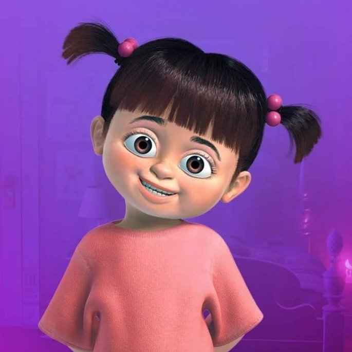 CoveredGeekly's tweet photo. Mary Gibbs, the voice of Boo, turns 30 today 🎉 https://t.co/gZEY6KyWjG