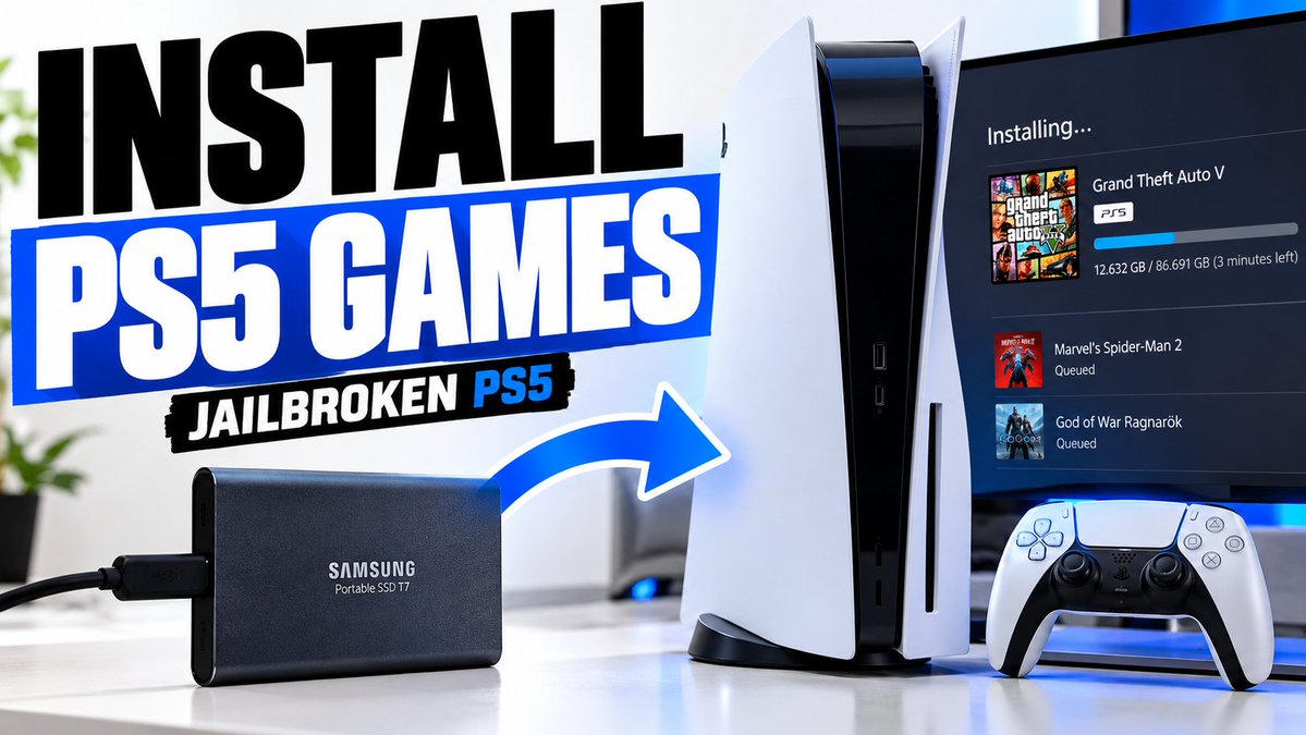 Techjunkie_Aman's tweet photo. PS5 jailbreak users keep asking the same thing:

"Okay, I jailbroke my PS5... now how do I actually install a game?"

Here's the complete installation workflow, from preparing the USB drive to launching the game.

Step by step: https://t.co/dQB9OlUoYI