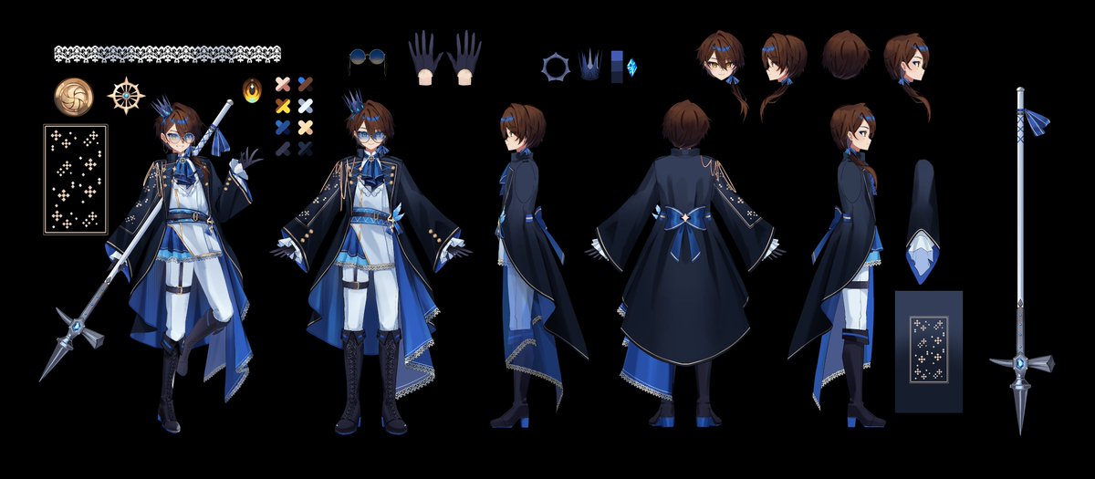 wolfjacx's tweet photo. For those interested here is my reference sheet design by the talented @Tsuuuno2 

More views soon but here is my full model come take a look and..🩵☺️ https://t.co/eqa47zh5vq