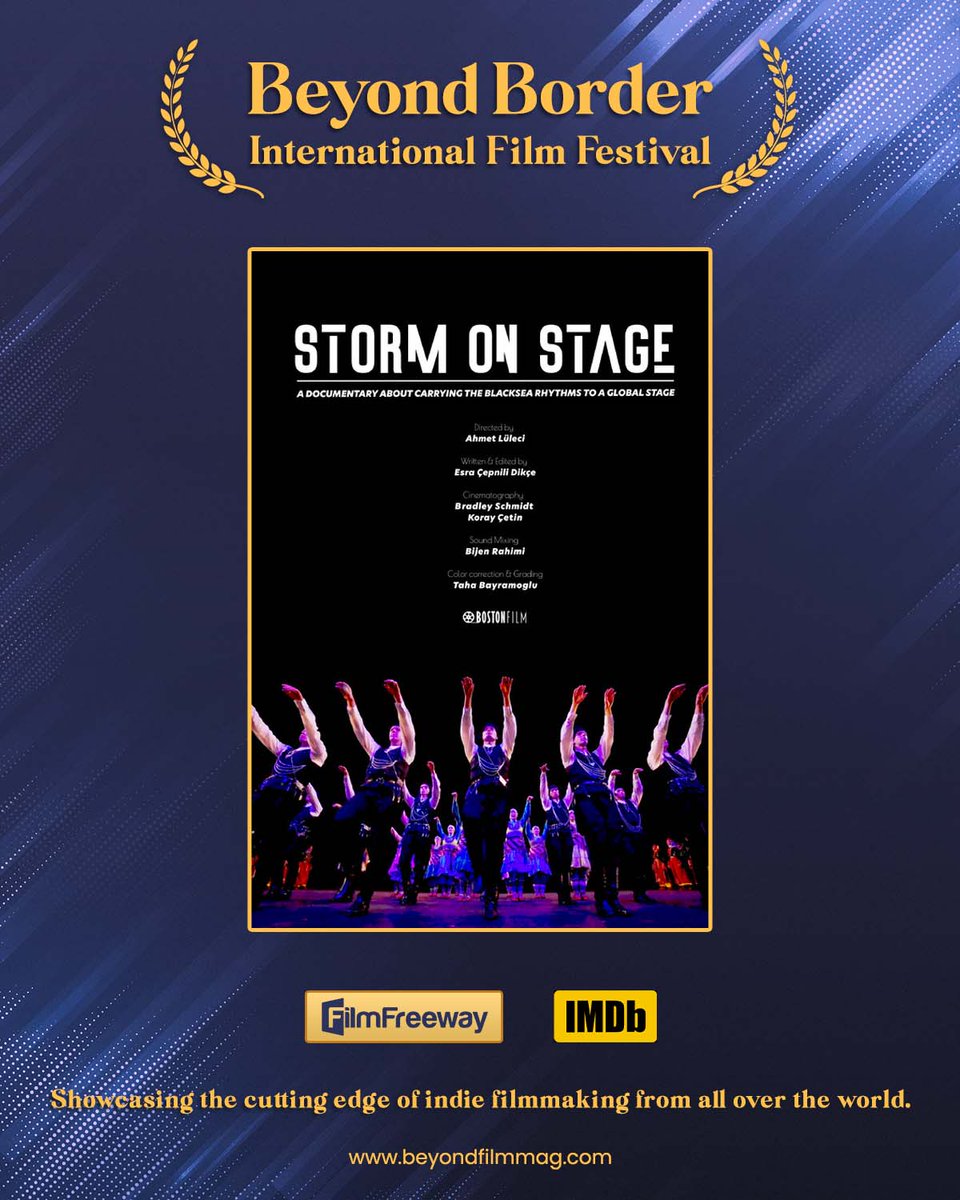 beyondborderiff's tweet photo. S23 official entry 🎬 - "STORM ON STAGE" directed by AHMET LULECI.

#bbiff https://t.co/A1WvuYEdaz