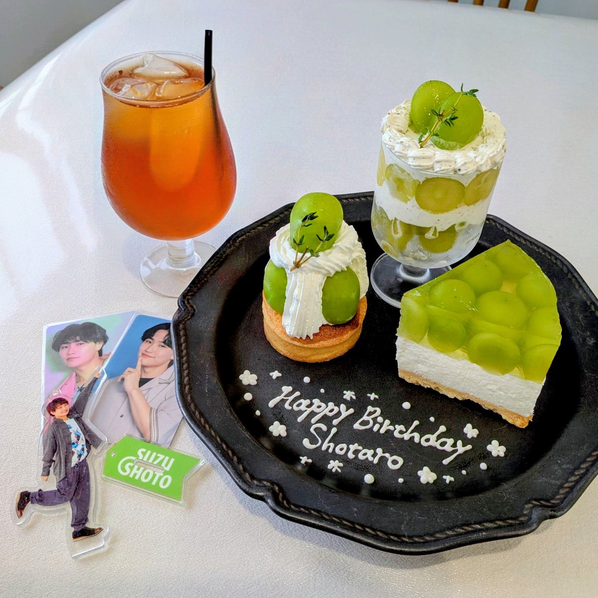 saki_412_'s tweet photo. 大好きなマスカットの時期(*ﾉω・*)💚
#すずしょうとといっしょ2026 https://t.co/x3DR3sWs6P