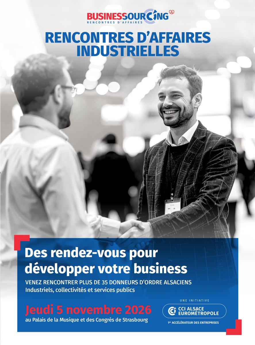 Alsace's tweet photo. Le 5/11, 40 donneurs d'ordre et plus de 150 fournisseurs se retrouveront à Strasbourg pour favoriser le sourcing de proximité et renforcer les liens entre acheteurs et fournisseurs locaux.  https://t.co/QxouHW5JqR #Alsace #MarqueAlsace https://t.co/X8COfbJajR