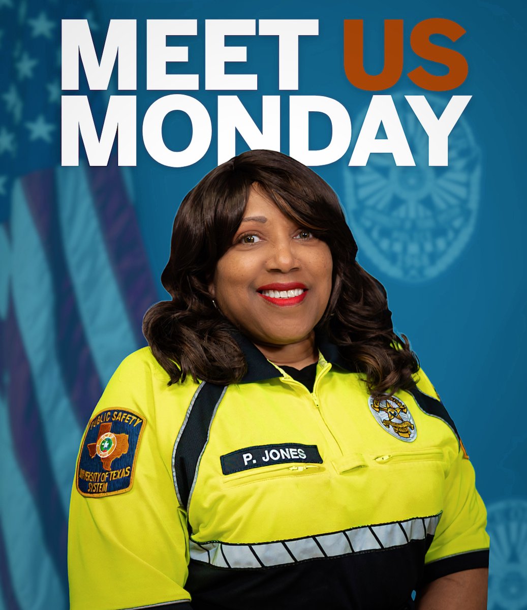 UTAustinPolice's tweet photo. Meet Us Monday 👋

This week, we’re featuring Polly Jones, who serves as a Public Safety Officer.

#WeSERVE #UTPD https://t.co/6jCR9IGYVJ