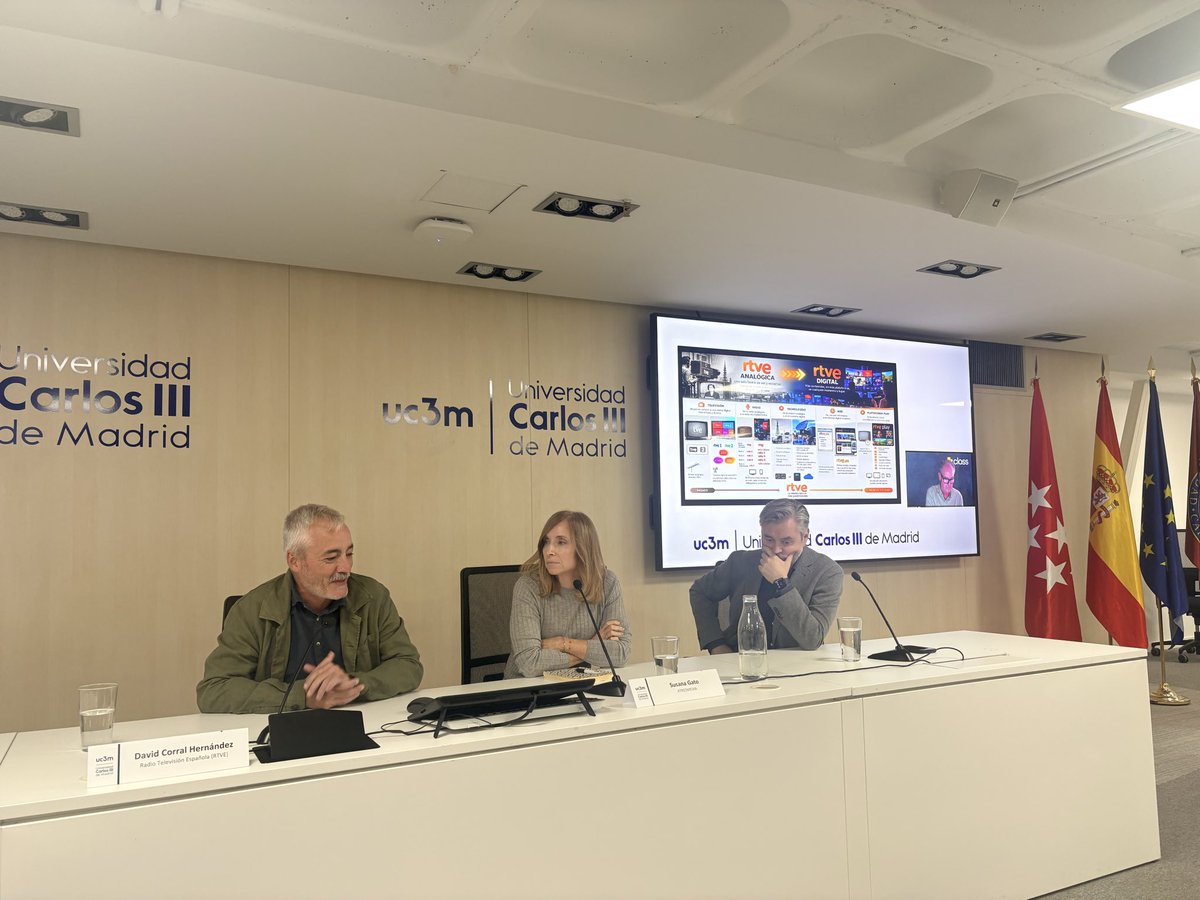 evaherrero's tweet photo. La Alfabetización Mediática es un asunto compartido y los medios de comunicación juegan un papel fundamental por eso cerramos el turno de las mesas con @rtve @FundATRESMEDIA y @EFEVerifica #AMI2026 https://t.co/b35H0UQAwb