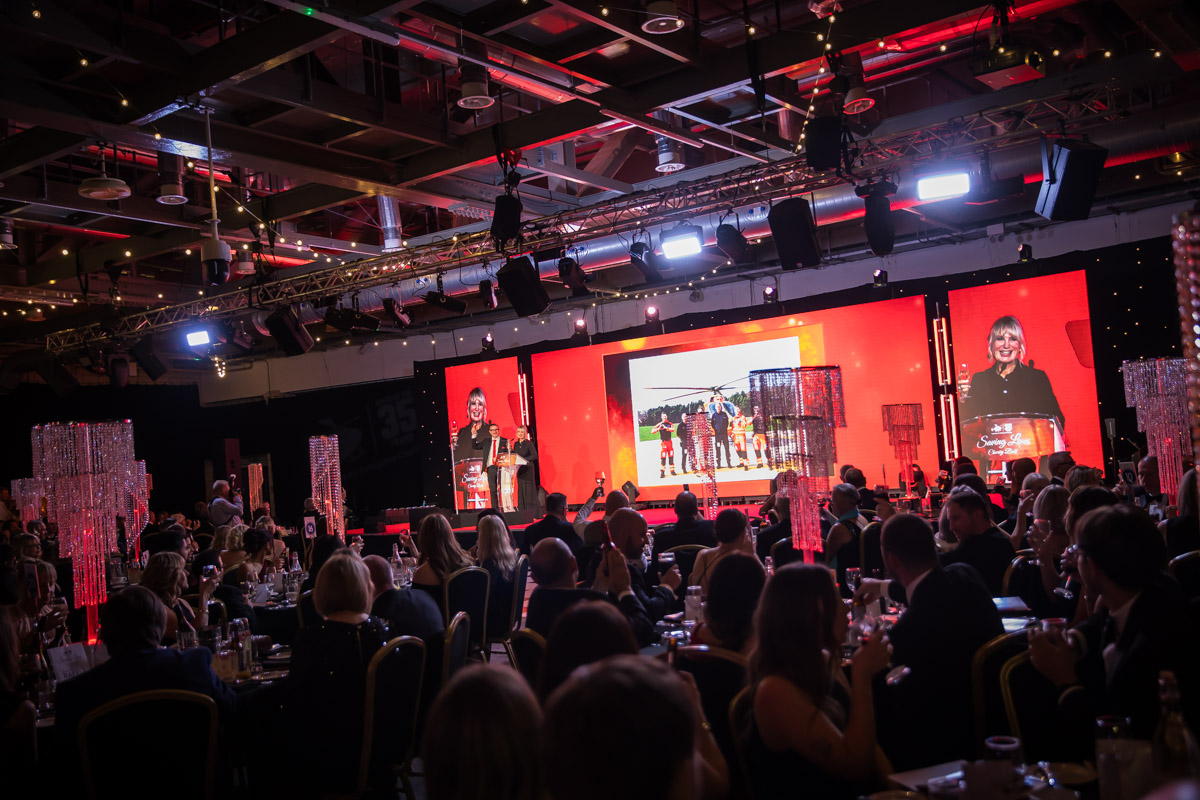 MAA_Charity's tweet photo. ❤️What a night! The 35th Anniversary Saving Lives Charity Ball raised a record-breaking £88,901.60🚁
Congratulations to all our award winners and thank you to everyone who made the evening so special. Thanks to our host @edjames_ &amp; sponsor @EBC_Group 🎉 
📰https://t.co/5UeVNmp6tD https://t.co/JUF816IfhI