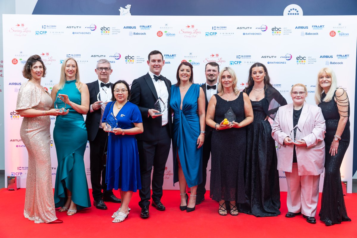 MAA_Charity's tweet photo. ❤️What a night! The 35th Anniversary Saving Lives Charity Ball raised a record-breaking £88,901.60🚁
Congratulations to all our award winners and thank you to everyone who made the evening so special. Thanks to our host @edjames_ &amp; sponsor @EBC_Group 🎉 
📰https://t.co/5UeVNmp6tD https://t.co/JUF816IfhI
