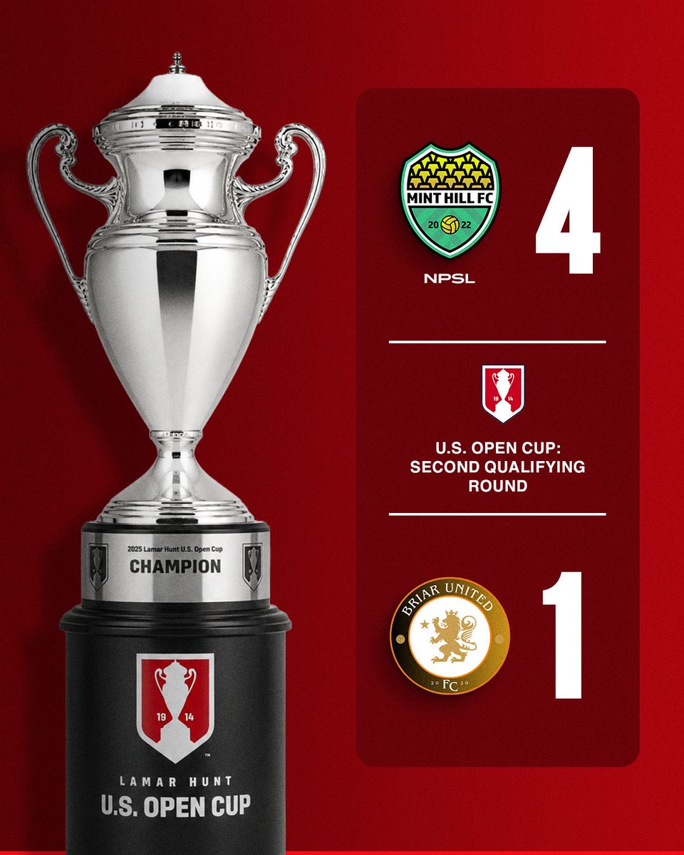 NPSLSoccer's tweet photo. Results from #NPSL squads in #USOC2026 qualifying round games! https://t.co/VewA2J6XFt