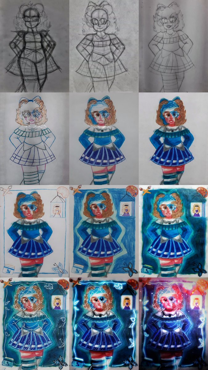 N4tt13_x's tweet photo. Processo desse desenho 
Sim tudo isso é feito no papel https://t.co/48uGBtc9uC