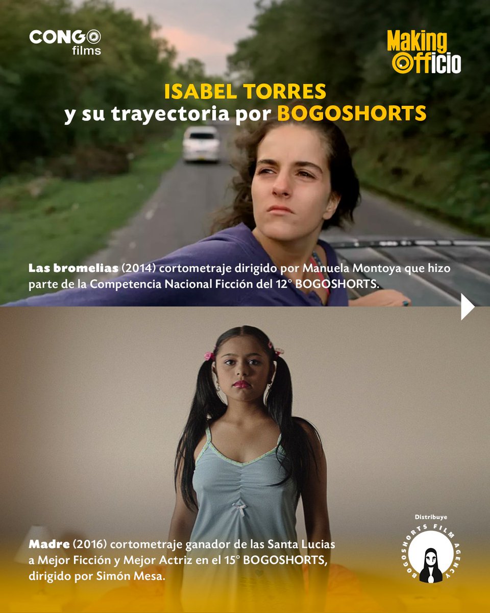 bogoshorts's tweet photo. En esta ocasión, Isabel Torres, sonidista, es protagonista de un nuevo episodio para hablar sobre su trayectoria, su trabajo y su relación con BOGOSHORTS.
#MakingOfficio #CongoFilms #CongoFilmsSchool #BOGOSHORTS https://t.co/VPQnQKqAbH