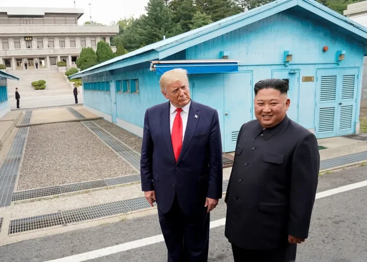 RobertCDufrene's tweet photo. Trump reveals his relationship with Kim Jong Un: We get along very well, and if someone has 112 nuclear weapons, you should maintain a good relationship with him. https://t.co/50j0f4eAlb