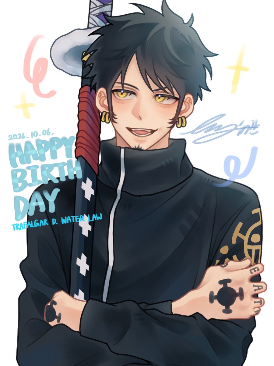 inginin_'s tweet photo. 생일 축하해😋💕 #ONEPIECE〜 #トラファルガー・ロー誕生祭2026 #ロー誕生祭2026 https://t.co/eZXpDLDSXo