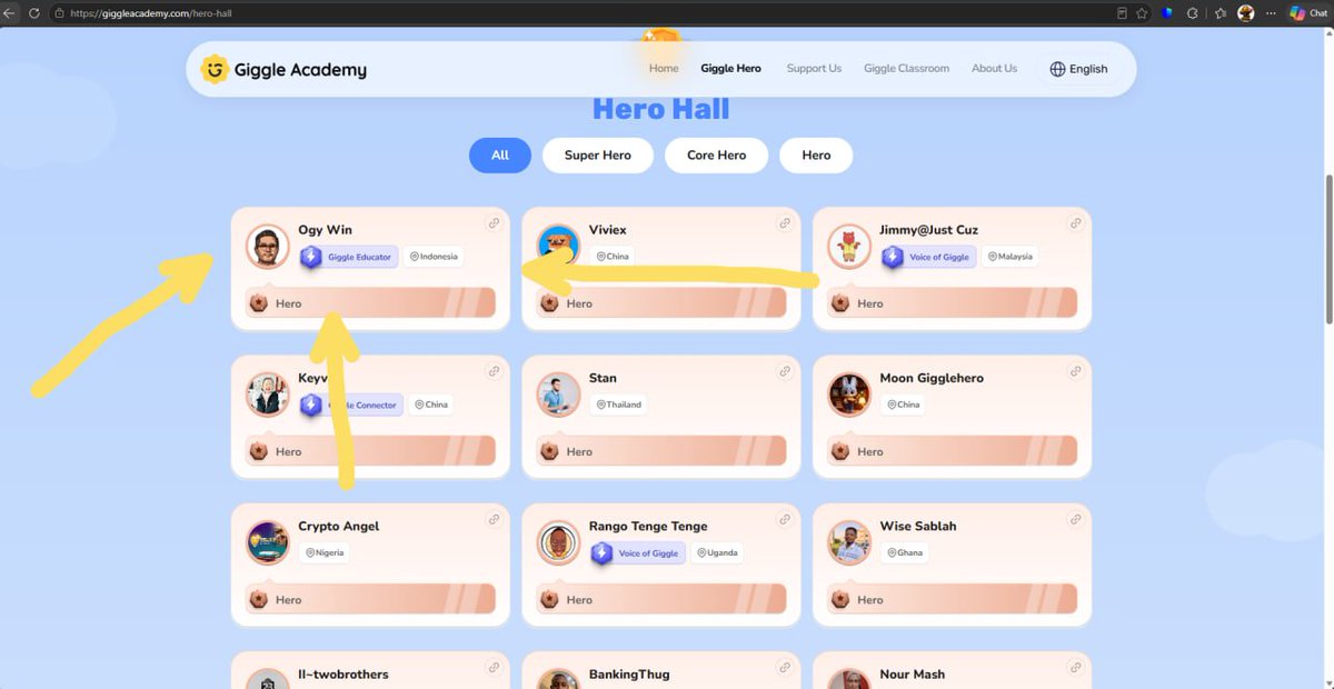 MaestroGaruda's tweet photo. $TOM is the only token backed by Giggle Hero Indonesia @ogyw1n to deliver free English education to underprivilege school in Indonesia.