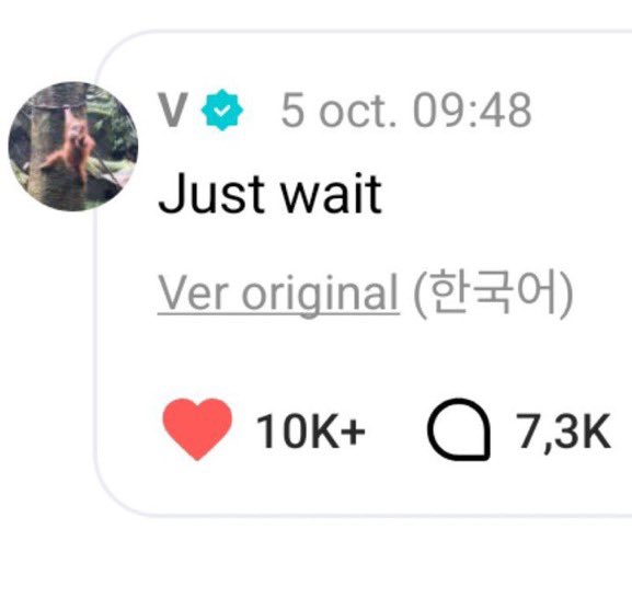 goeskthh's tweet photo. taehyung diciendo que le recomienden comida peruana, que quiere conocer machu picchu, una army diciendole que está muy emocionada por la visita de los tannies a perú y él diciéndole “solo espera” 

SE VIENEN DÍAS LEGENDARIOS😭😭😭😭😭😭😭 https://t.co/RdMKfuFTcb