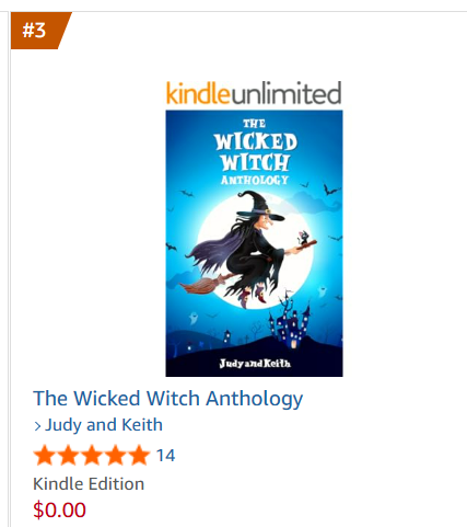 JudyandKeith's tweet photo. #Sale is over
Didn't quite make it back to #1
#3 Folk Tales & Myth Anthologies
Watch out
The Wicked Witch is about!
This #Halloween
Give the #gift of #reading 2 someone U ❤️ #shortstories #childrensbooks #bedtimereading #chapterbooks #kidlit https://t.co/uRWA4Pvubd
#KU is free https://t.co/UwJC7bdYsh