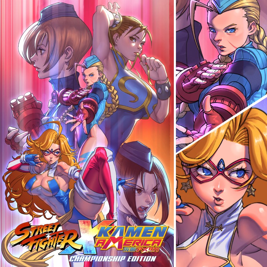 PelleCreepy's tweet photo. Street Fighter X Kamen America preorders are open for 2 more weeks!

https://t.co/3AgiNEWUmg https://t.co/nTMsSCar25