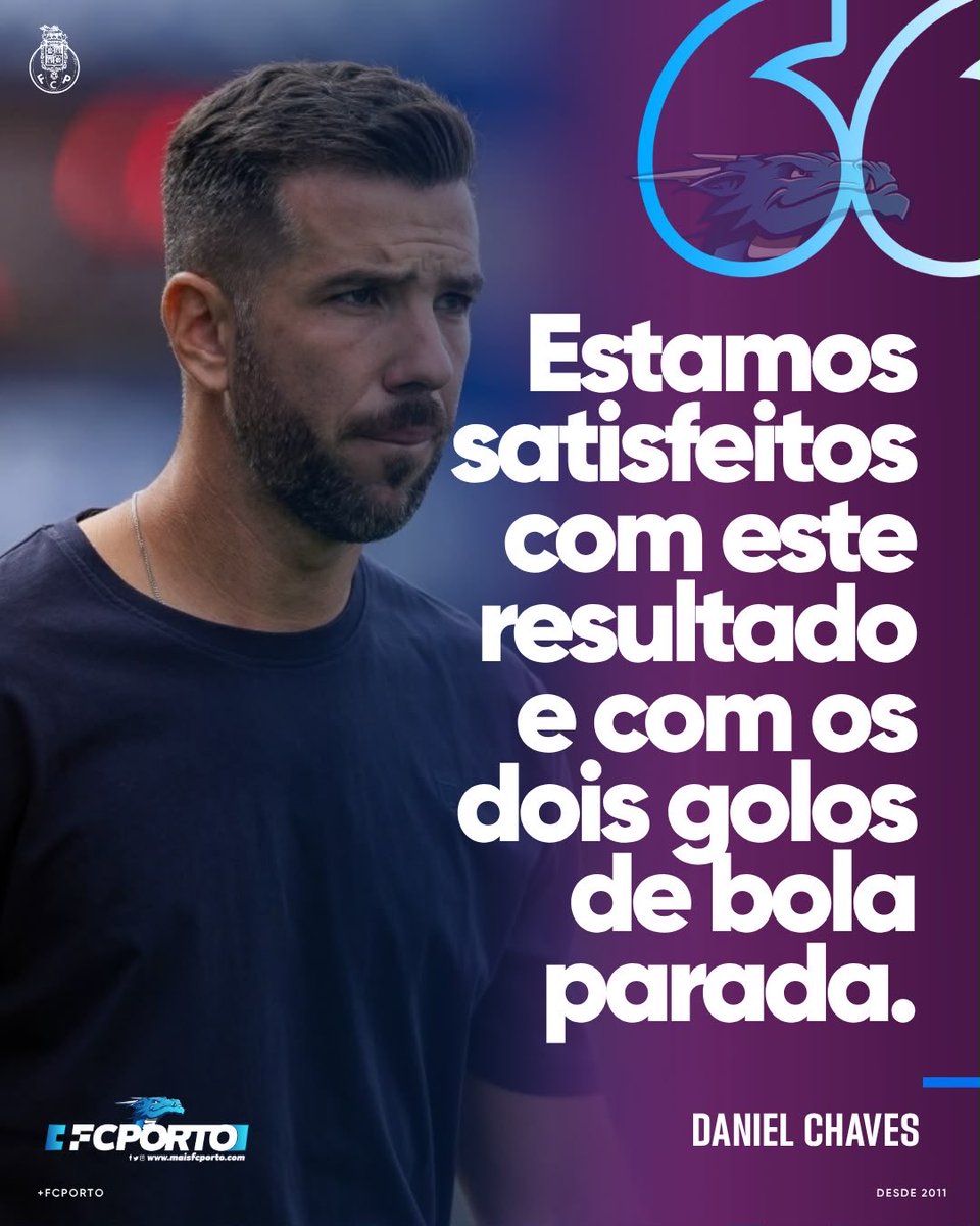fcportofeminino's tweet photo. 🗣️ Daniel Chaves sobre os primeiros 3 pontos conquistados pelo #FCPortoW na Taça da Liga 🔵⚪️
@maisFCPorto • @fcportofeminino https://t.co/hagmN9MgFT