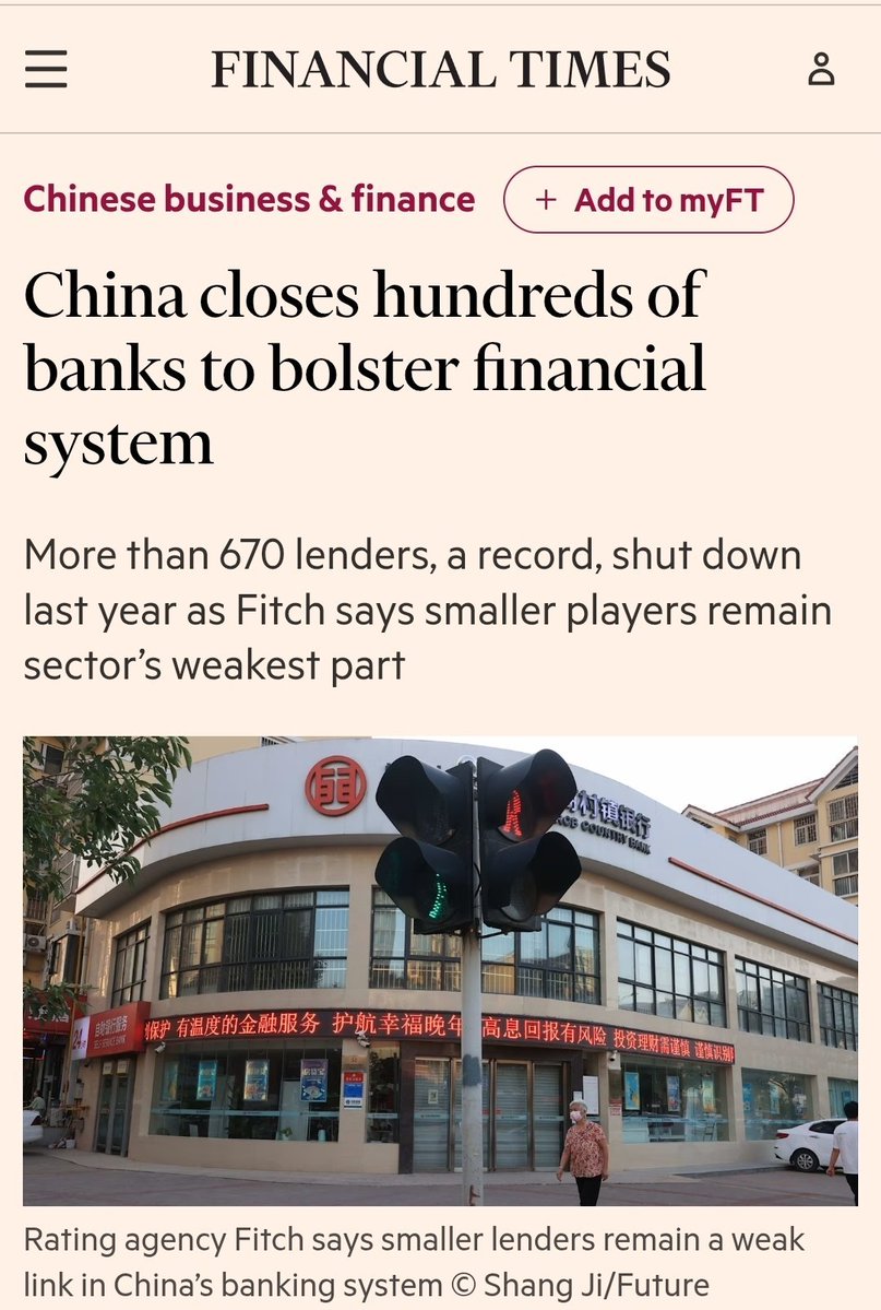 eris_28's tweet photo. China cierra cientos de bancos https://t.co/dFNZFxa7jJ