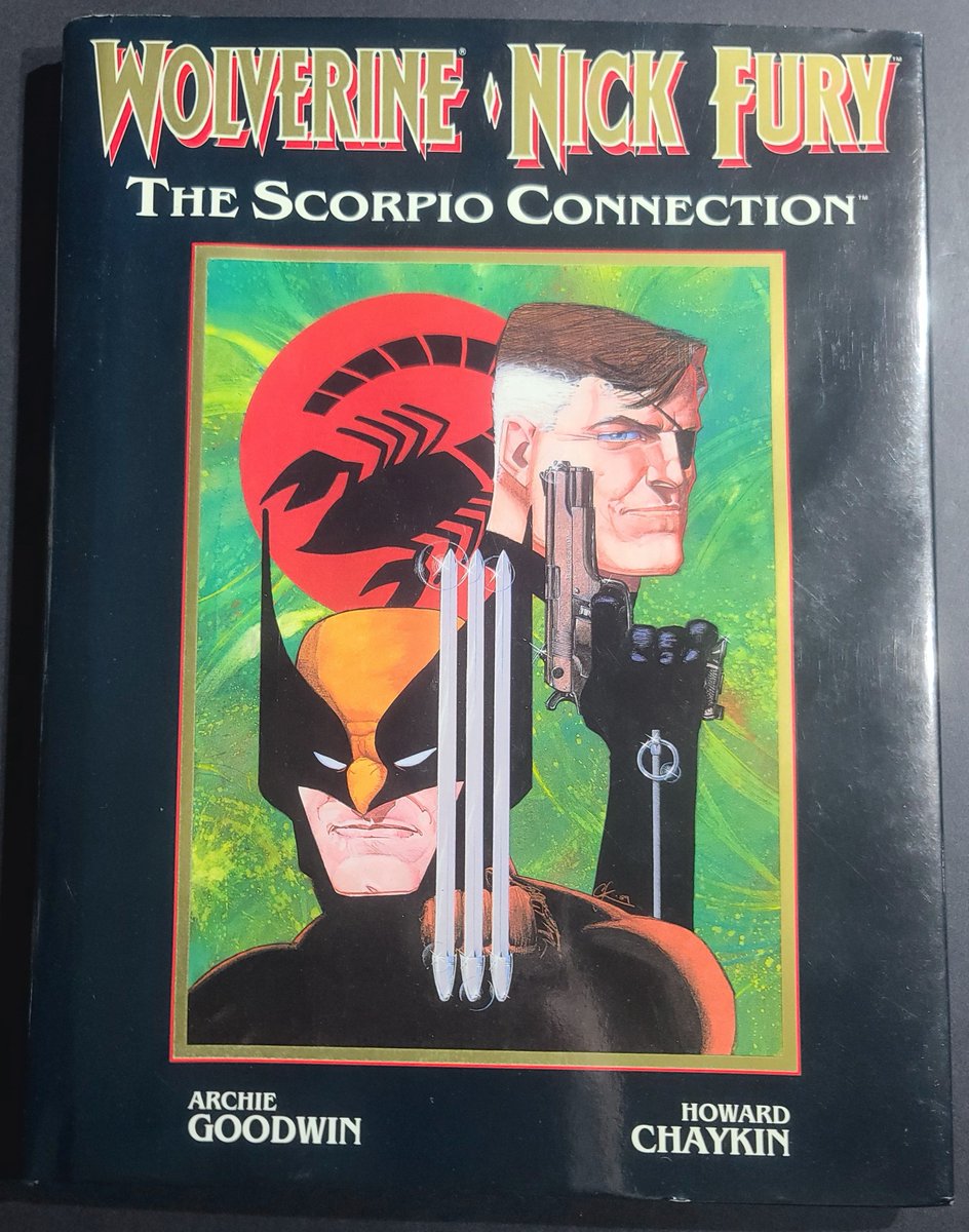 KnottsComicLots's tweet photo. Marvel 🔑 1989 Wolverine-Nick Fury The Scorpio Connection. First Appearance of Second Scorpio Mikel Fury, Nick Fury's Son! Ebay:https://t.co/div5RsiA81

#graphicnovel
#wolverine 
#nickfury
#marvelcomics https://t.co/krJS7LULO2