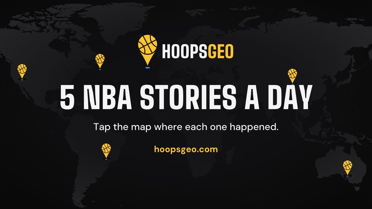 hoopsgeo's tweet photo. you've watched 10,000 hours of basketball and still couldn't find sacramento on a map. so we made a game about it

5 nba stories a day. tap where each one happened. https://t.co/7l9yLE68iR https://t.co/24XUqqdOTF