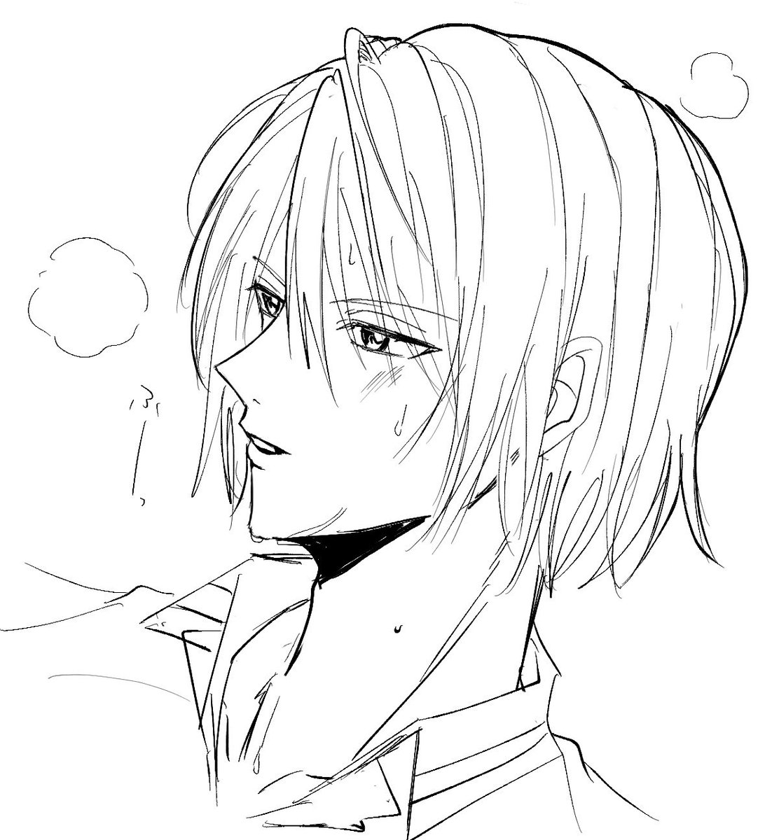 aru_tennis0317's tweet photo. 急に目覚めて落描きしてた https://t.co/BimNE77RlW