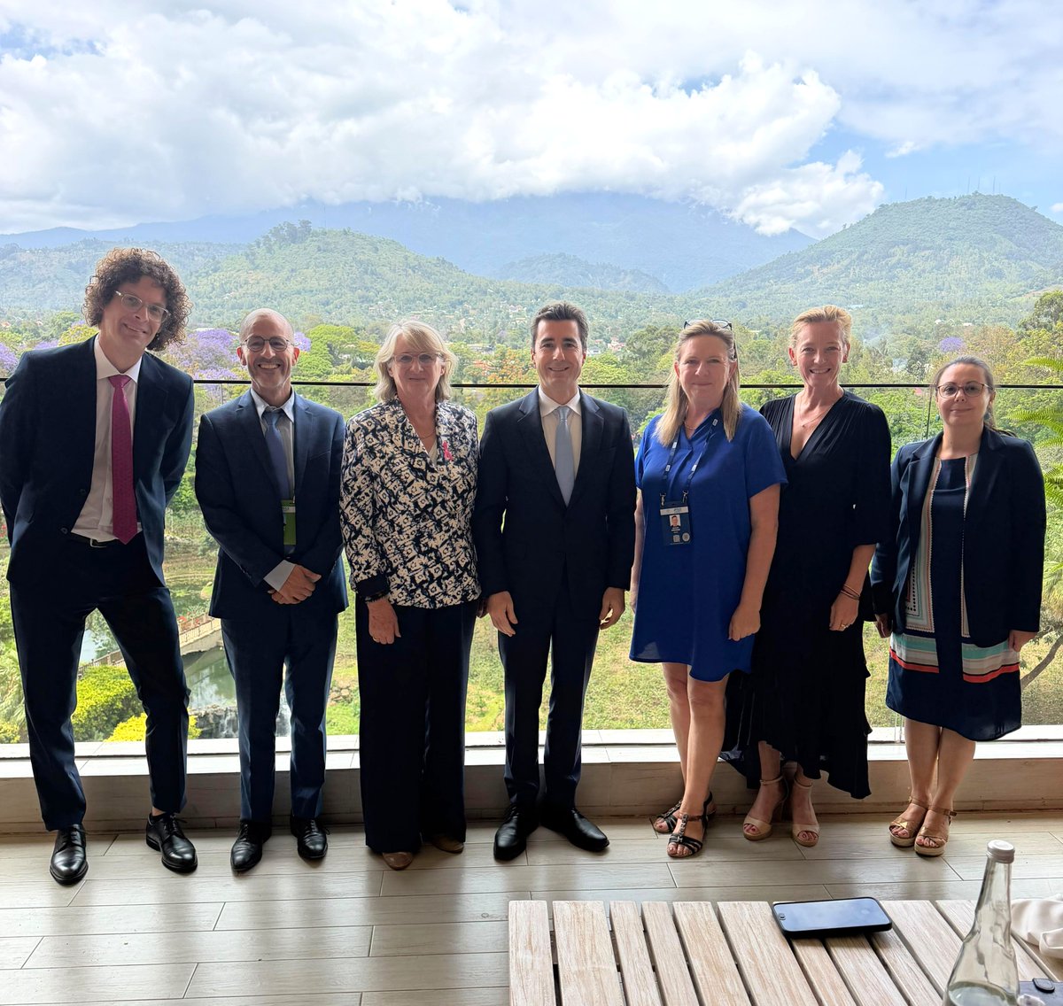 jeangene_vilmer's tweet photo. 🇫🇷🇹🇿 A warm welcome in Arusha to French parliamentarians @V_Riotton, @BattistelMarie and @michellegreaume for #IPU153, with two officials from the National Assembly and Senate. @l_saintpaul is also taking part, with Senate VP @iacovellixavier joining shortly. https://t.co/GnJ08teRzN