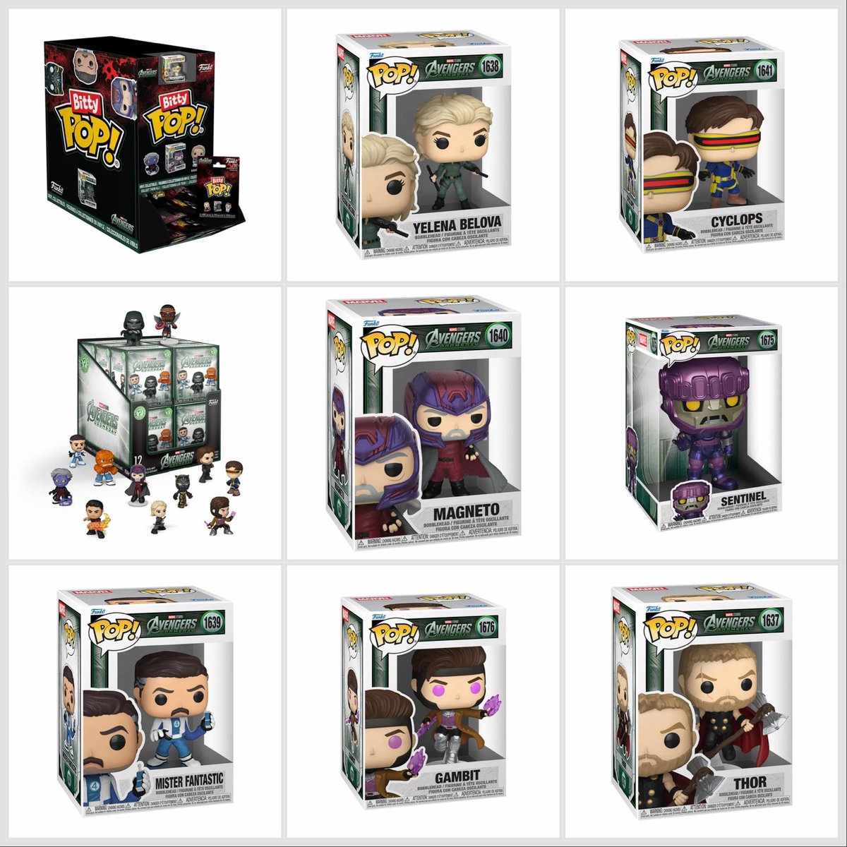 DisTrackers's tweet photo. First look at Avengers Doomsday Pops! Preorders open soon!
.
Funko - https://t.co/qRp09jqoUY
Entertainment Earth - https://t.co/YtoRhRaM7L
Amazon - https://t.co/sif2D8df3d | https://t.co/vkQ1qf4Gjy
.
#Ad #Funko #FunkoPop #Marvel #AvengersDoomsday https://t.co/lzHmeRIHqL