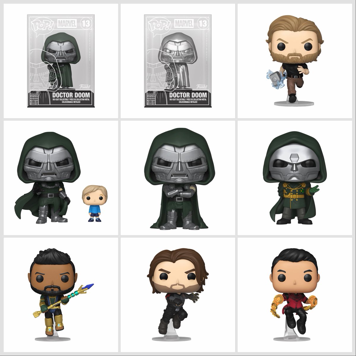 DisTrackers's tweet photo. First look at Avengers Doomsday Pops! Preorders open soon!
.
Funko - https://t.co/qRp09jqoUY
Entertainment Earth - https://t.co/YtoRhRaM7L
Amazon - https://t.co/sif2D8df3d | https://t.co/vkQ1qf4Gjy
.
#Ad #Funko #FunkoPop #Marvel #AvengersDoomsday https://t.co/lzHmeRIHqL